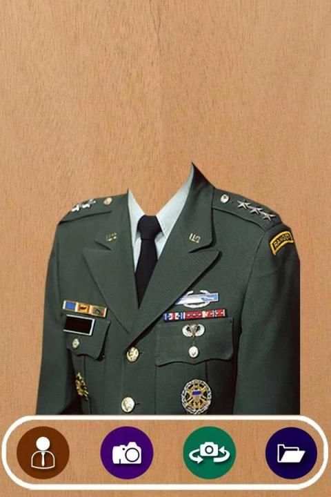 Military Suit Photo Camera स्क्रीनशॉट 1