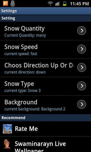 Galaxy S3 Snowfall LWP screenshot 3