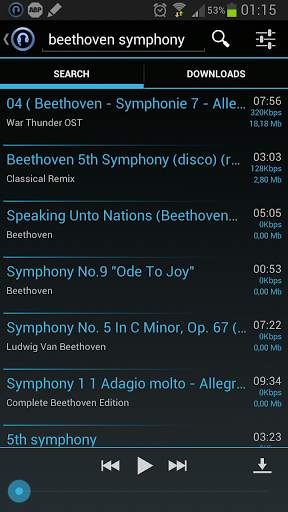Mp3 Holder - free downloader screenshot 1