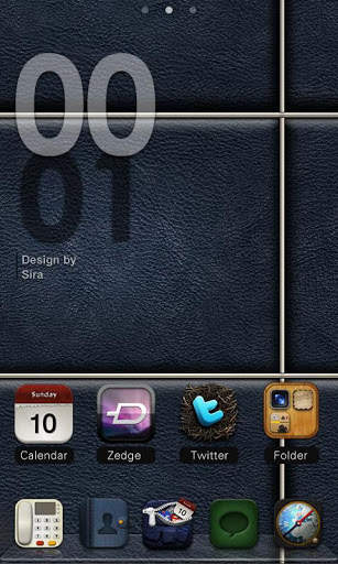 Sira GO Launcher Getjar Theme screenshot 1