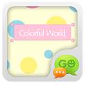 GO SMS ColorfulWorld Theme 1.0