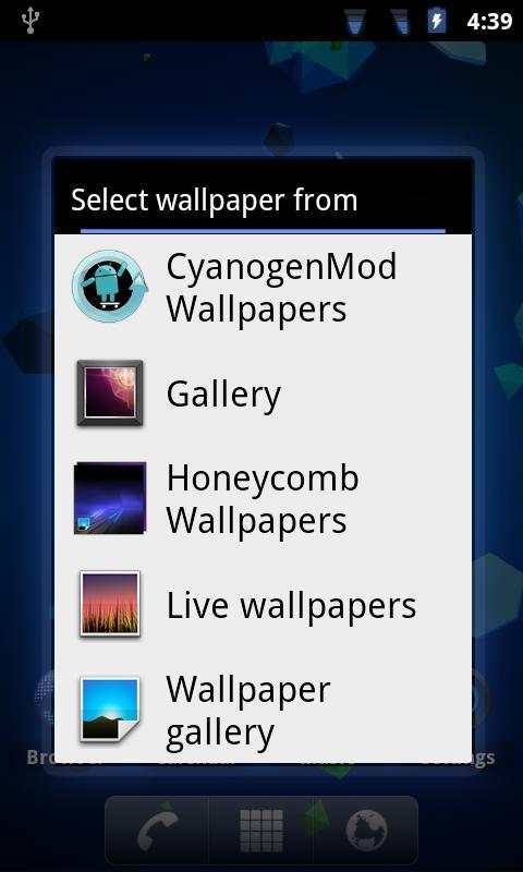 Honeycomb Wallpapers screenshot 1