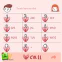 Go Contacts Couple Heart Girl on 9Apps