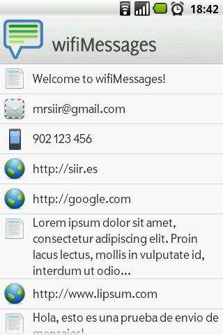 wifiMessages 1.3 скриншот 1