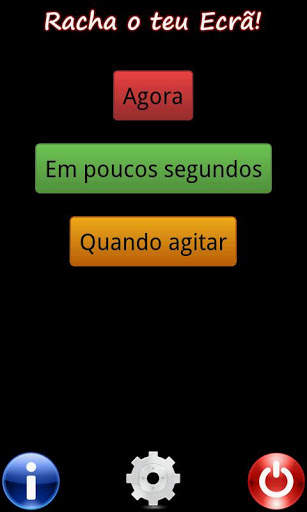 Crack your screen!-Portuguese 1 تصوير الشاشة