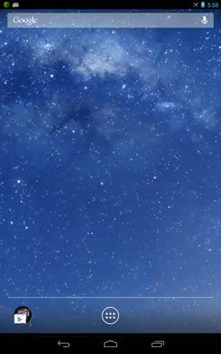 Galaxy Live Wallpaper screenshot 1