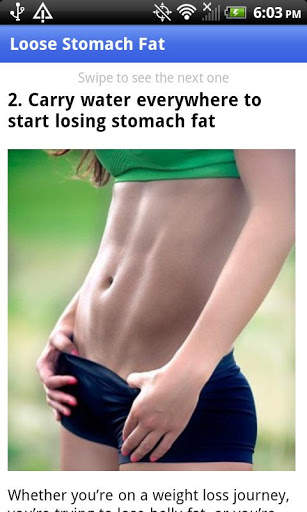 42 Ways to Loose Stomach Fat screenshot 2