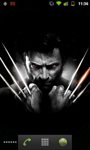 X-Men Wolverine Live Wallpaper screenshot 1