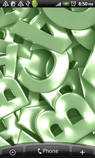3D ABC Live Wallpaper Free скриншот 2