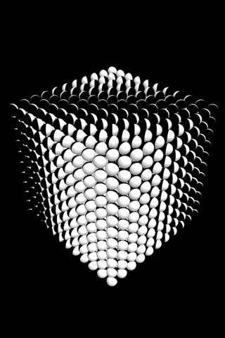3D cube live wallpaper screenshot 1