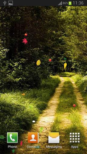 Forest Live Wallpaper 4 تصوير الشاشة