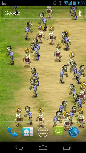 Zombie World Live Wallpaper screenshot 1