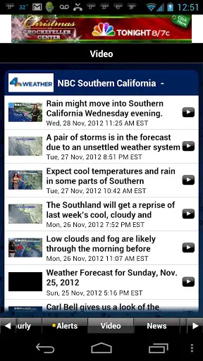 NBC4 Los Angeles Weather App скриншот 3