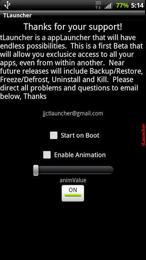 tLauncher BETA screenshot 3
