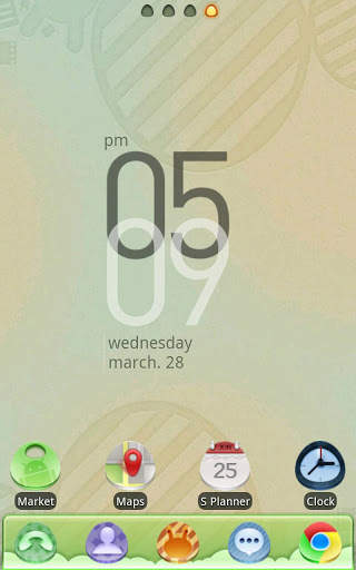 Leaster GOlauncherEX Theme screenshot 1