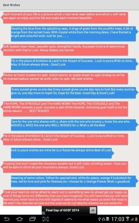 Messages for Whatsapp 2015 screenshot 8