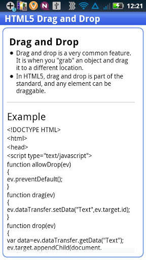 HTML 5 screenshot 4