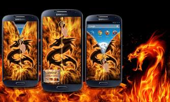Fire Dragon Zipper Screen Lock 2 تصوير الشاشة