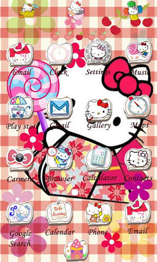 Hello Kitty GO Theme screenshot 1
