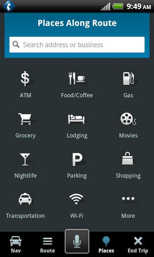 TeleNav GPS Navigator screenshot 1