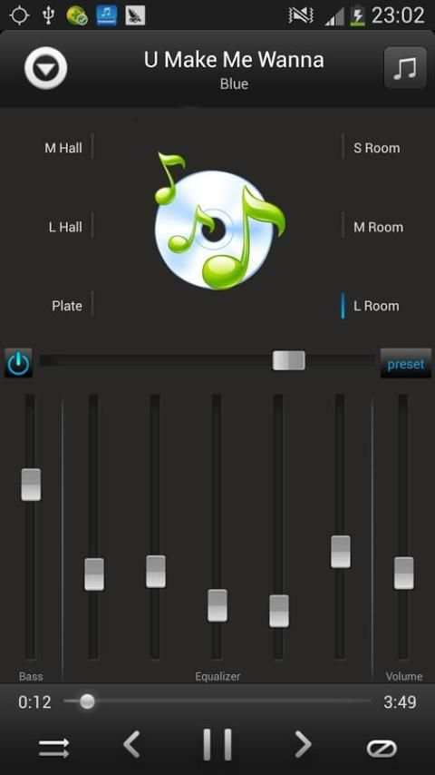 Pemutar musik Android screenshot 2