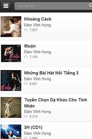 Music Zing MP3 - Dam Vinh Hung screenshot 4