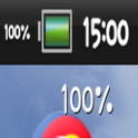 Simple battery status icon