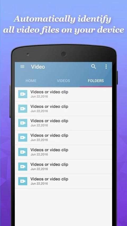 Video Player 6 تصوير الشاشة