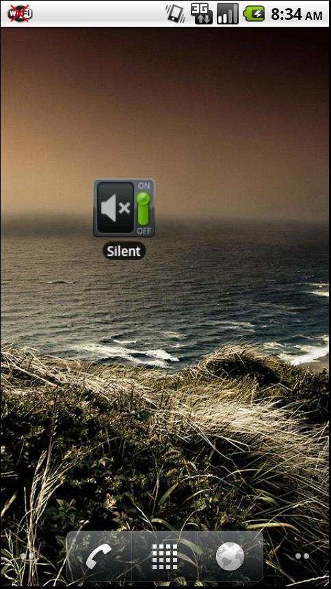 Vibrate/Silent mode toggle 2 تصوير الشاشة