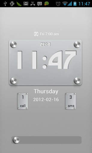 ZMetal GOLockerTheme screenshot 1