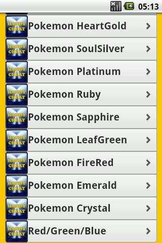 Pokemon All Series Cheats Free screenshot 2