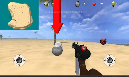 Zombie Island Strike 3D screenshot 3