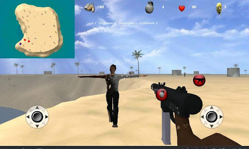 Zombie Island Strike 3D screenshot 2