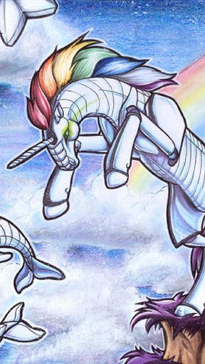 Robot Unicorn Wallpapers screenshot 3