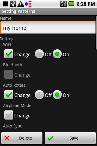 Setting Patterns screenshot 3