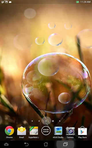 Bubbles Live Wallpaper स्क्रीनशॉट 4