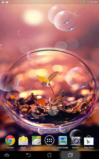 Bubbles Live Wallpaper स्क्रीनशॉट 1