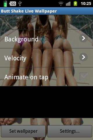 Butt Shake Live Wallpaper screenshot 4
