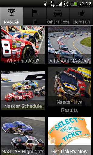 NASCAR Schedule F1 News&amp;Result screenshot 2