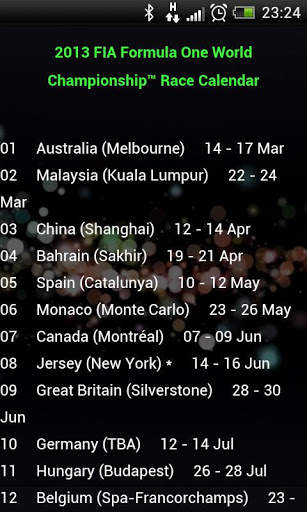 NASCAR Schedule F1 News&amp;Result screenshot 4