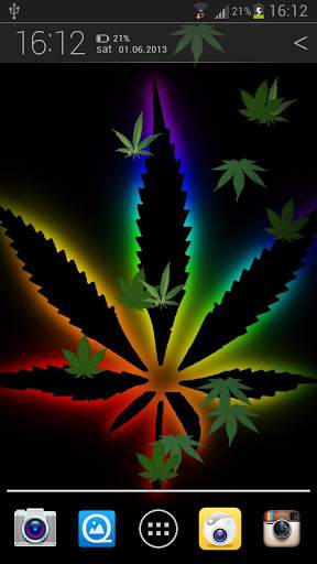 Ganga Weed HD live wallpaper screenshot 1
