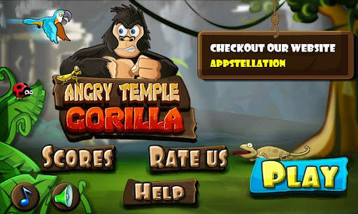 Angry Temple Gorilla स्क्रीनशॉट 1