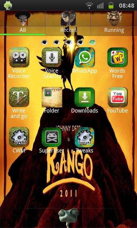 Rango GO Launcher EX screenshot 2