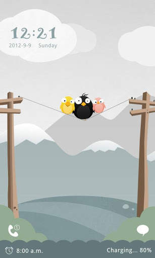Bird GO Locker Reward Theme screenshot 1
