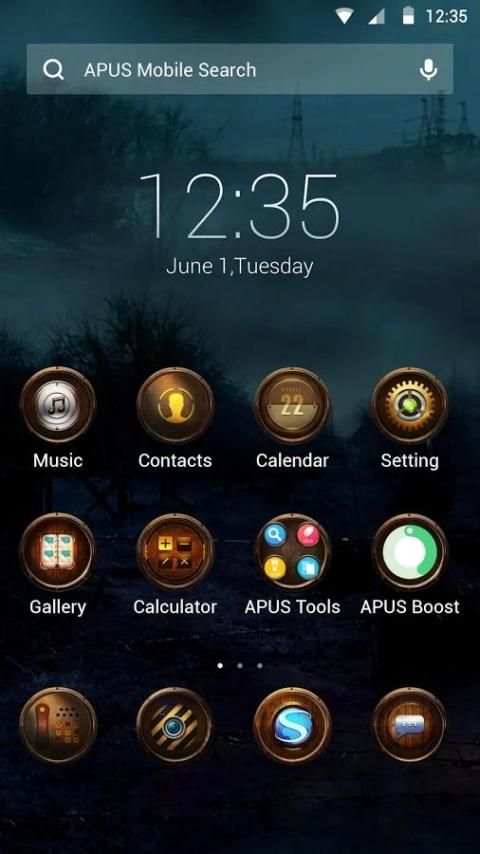 Steam age theme for APUS скриншот 3