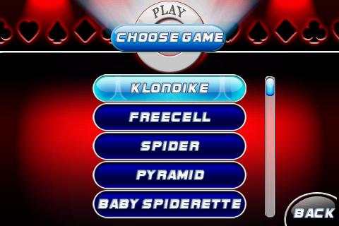 Aces Solitaire Pack Lite screenshot 2