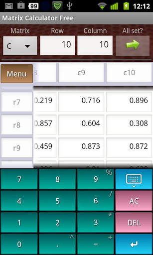 Matrix Calculator Free скриншот 3