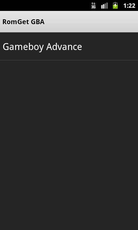 RomGet Lite: GBA Roms screenshot 1