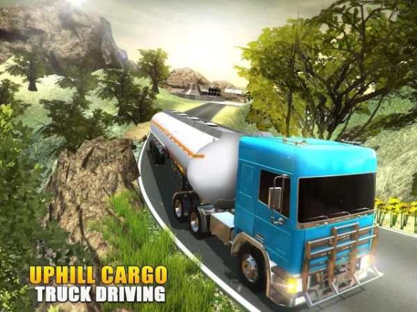 Uphill Cargo Truck Driving Sim screenshot 7