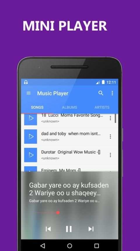 Music Player स्क्रीनशॉट 2